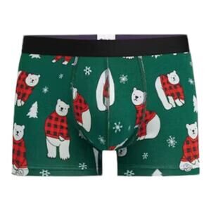 MeUndies Cozy Bear Trunk Underwear Size Small NWT $26 MSRP